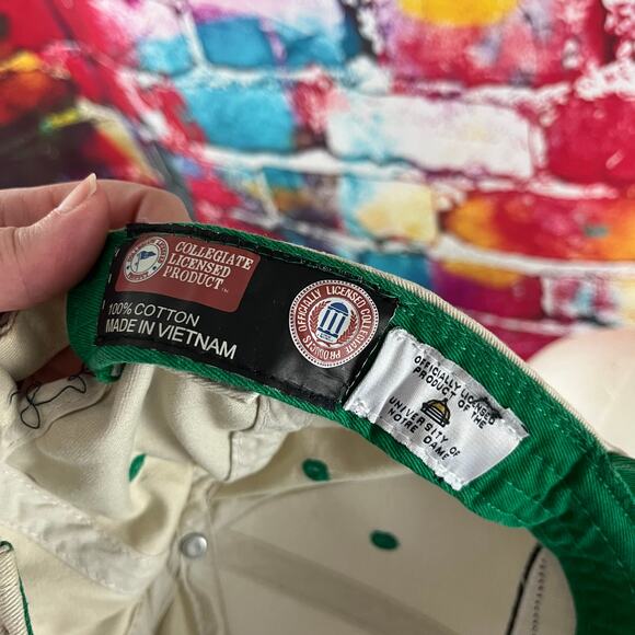 Captivating Headgear Silver Series Notre Dame Hat Cap Adjustable strap back - Picture 2 of 7